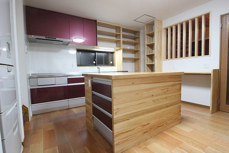 奈良の注文住宅の会社平野木材のキッチンリフォーム画像3