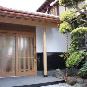 奈良の木の家 玄関
