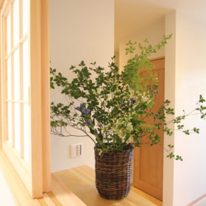 奈良で注文住宅の木の家玄関なら平野木材