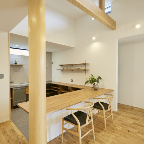 奈良で新築注文住宅のｵｰﾀﾞｰキッチンなら平野木材へ