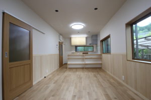 奈良で古民家旧家のリビングリフォームなら木の家注文住宅の工務店平野木材へ