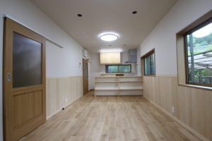 奈良で古民家旧家のリビングリフォームなら木の家注文住宅の工務店平野木材へ
