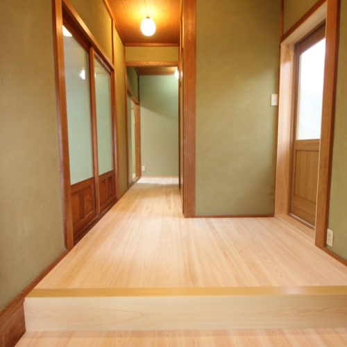 奈良で玄関のリフォームなら奈良の工務店の平野木材へ