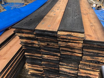 奈良で天龍焼杉の施工なら木の家工務店平野木材へ