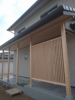 奈良で木の家注文住宅の外構なら平野木材へ